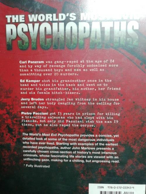 The Worls`s Most Evil PSYCHOPATHS / John Marlowe