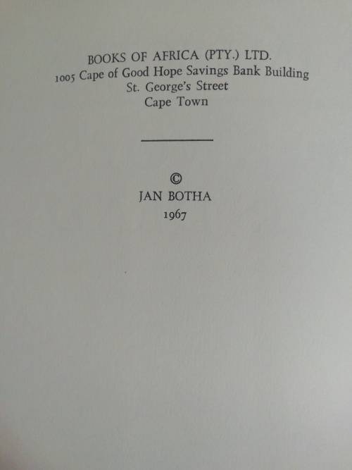 Verwoerd is Dead / Jan Botha