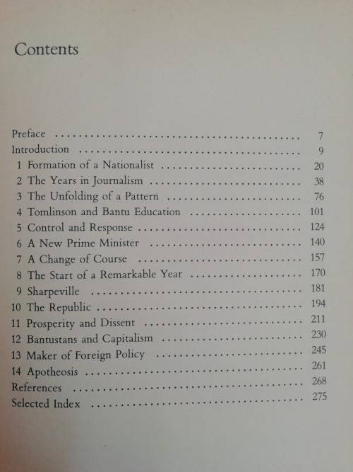 ARCHITECT OF APARTHEID: H. F. VERWOERD-AN APPRAISAL / HENRY KENNY