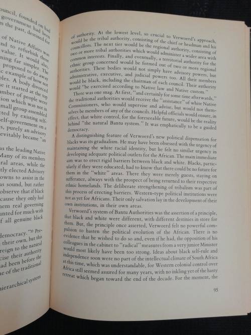 ARCHITECT OF APARTHEID: H. F. VERWOERD-AN APPRAISAL / HENRY KENNY