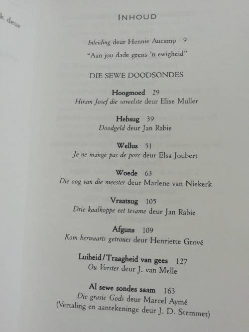 Sewe Sondes, Nee Meer / Hennie Aucamp