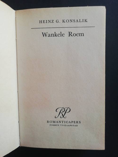 Wankele Roem / KONSALIK
