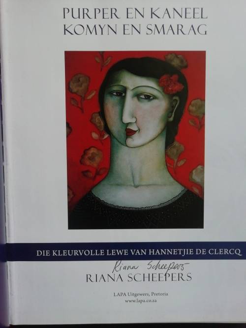PURPER EN KANEEL KOMYN EN SMARAG / Riana Scheepers ( Geteken!)