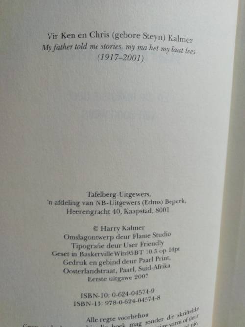 En die lekkerste deel van dood wees / Harry Kalmer