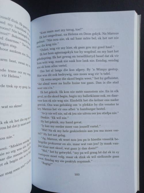 DIS EK, ANNA  / Anchien Troskie as Elbie Lotter