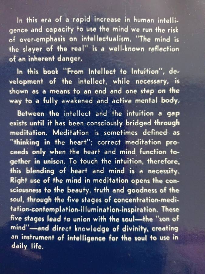 ALICE A. BAILEY  x 5 Books: Esoteric Healing, Esoteric I & II, From Intellect Intuition.....