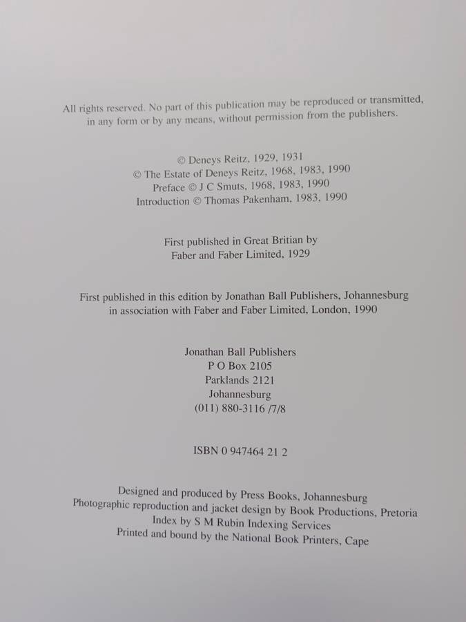 Commando A Boer Journal of the Boer War / Deneys Reitz