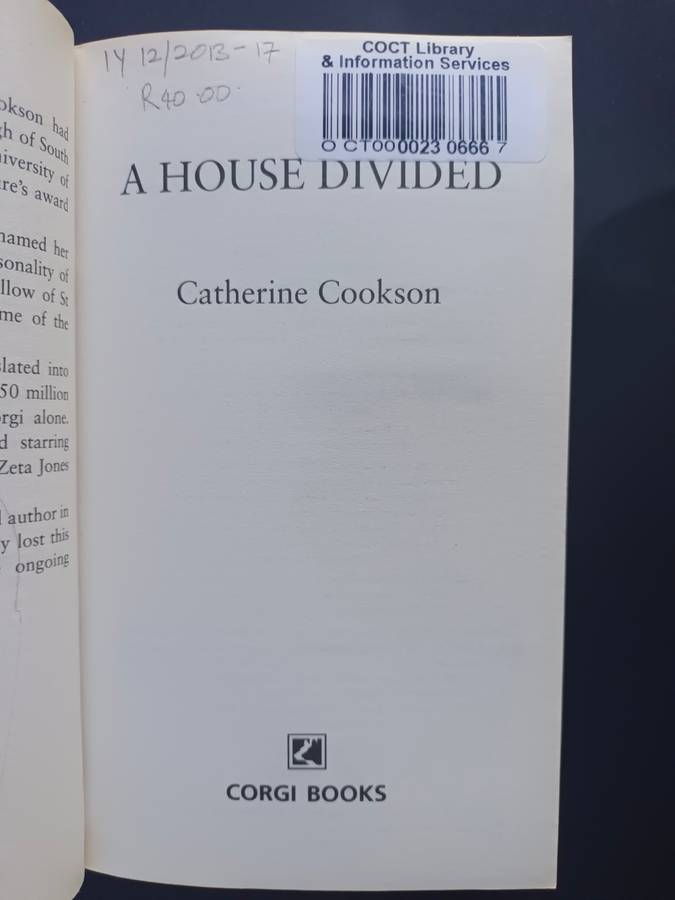 A House Divided / Catherine Cookson