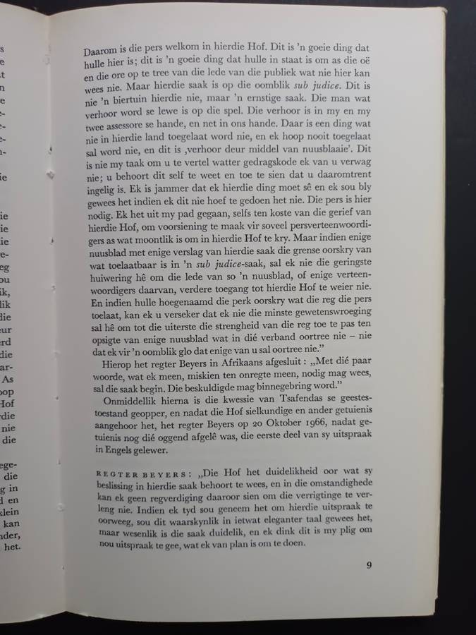 REGTERS AAN DIE WOORD / G. C. STEYL S.C.