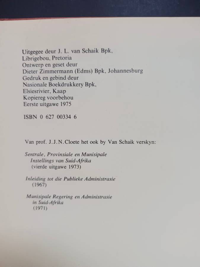 PERSONEEL-ADMINISTRASIE / J. J. N. CLOETE