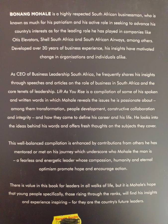 LIFT AS YOU RISE / BONANG MOHALE