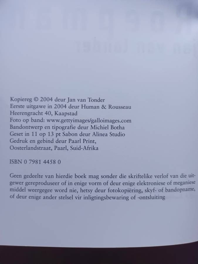 Roepman / Jan van Tonder