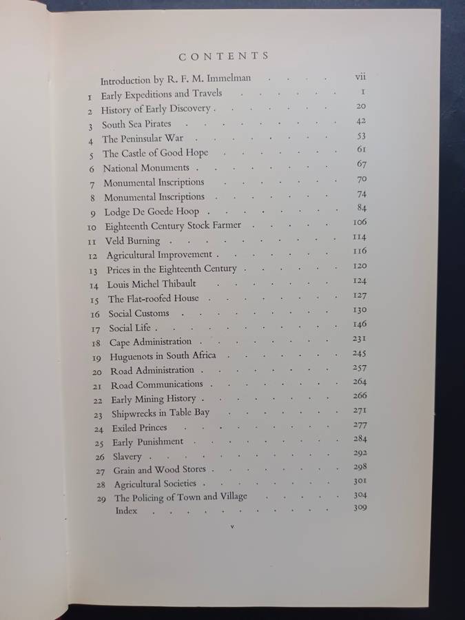 General History and Social Life of The Cape of Good Hope / C. Graham Botha ( Vol. I )