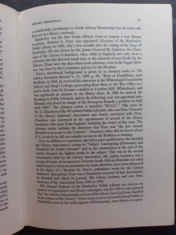 Libraries and People / Biblioteke en Mense : R. F. M. Immelman (Limited Edition)