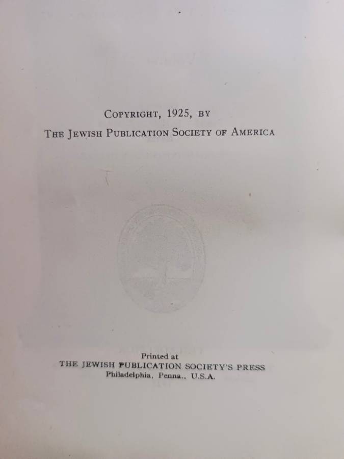The American Jewish Year Book 5686, September 19, 1925 to September 8, 1926  Schneiderman, Harry