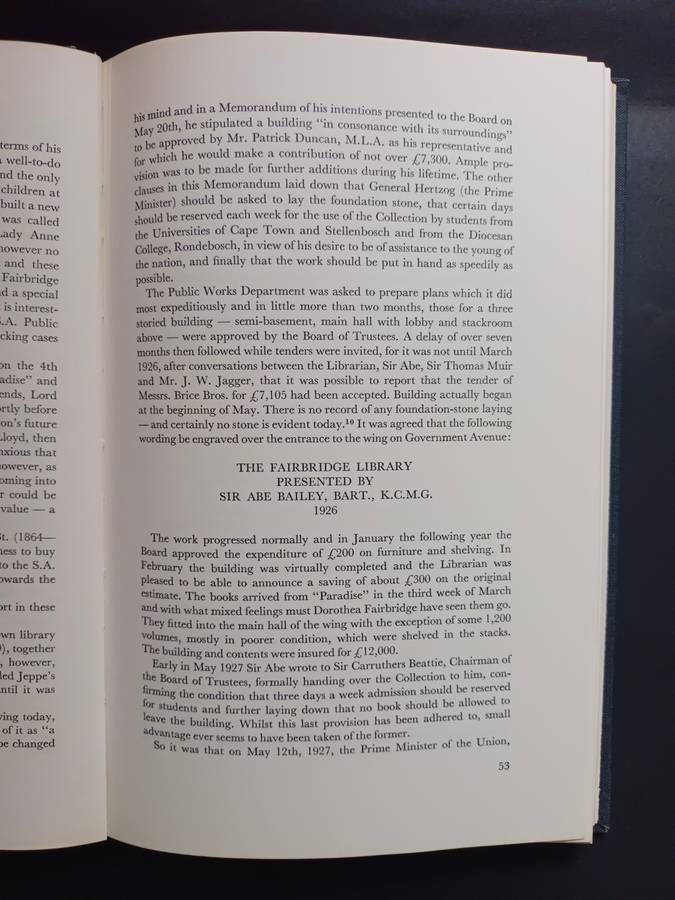 DIE SUID-AFRIKAANSE BIBLIOTEEK:THE SOUTH AFRICAN LIBRARY 1818-1968 / C. PAMA