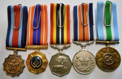 Miniature Medal Set of Five