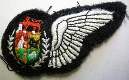 S.A.A.F. Navigator Half Wing Embroidered Padded 76mm x 33mm