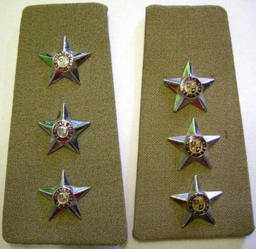 Captain Rank Insignia Single x 2 Variations