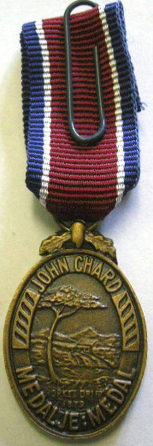 Miniature John Chard Medal Voided Acorn Dark Type