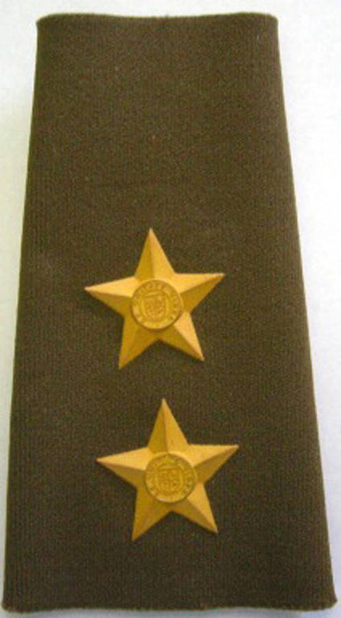 Lieutenant Rank Insignia Single Rubberised