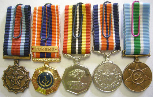 Miniature Medal Set of Five w/ Cunene Bar