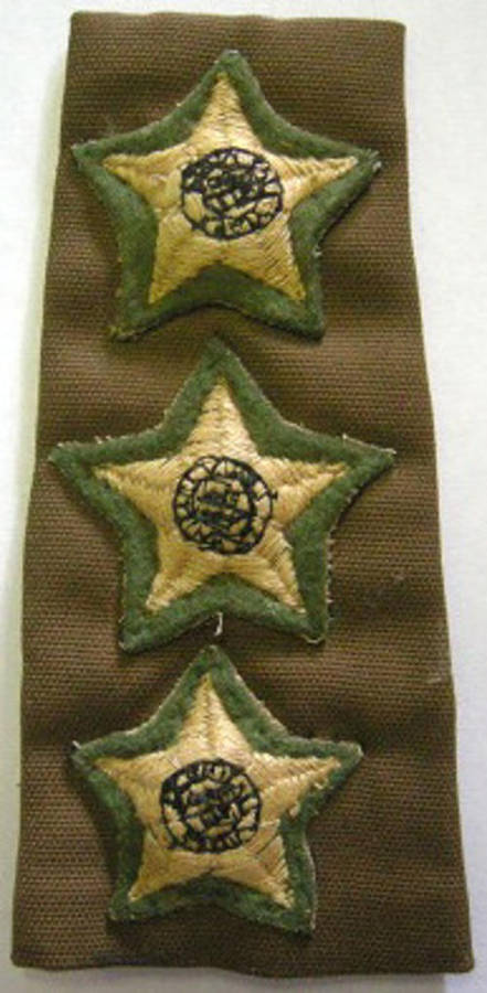 Captain Rank Insignia Single Glue & Paper at Back