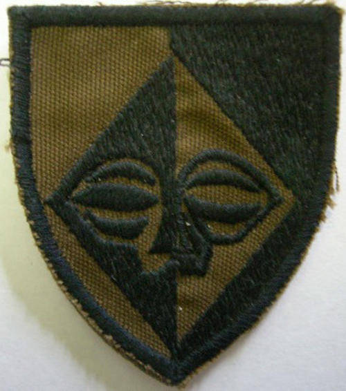SWA Sector 20 Shoulder Flash Embroidered on Material