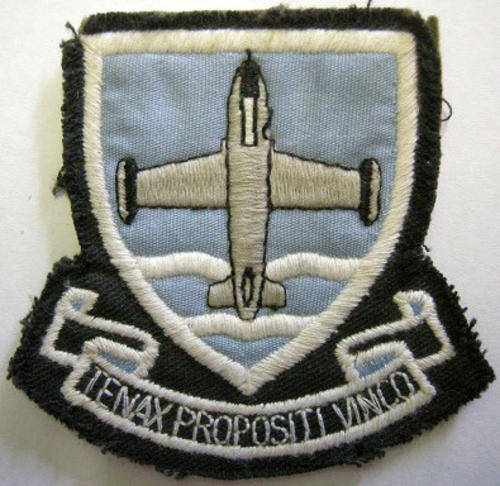 SAAF Patch Flight Training School Langebaan Embroidered on Material 79mm x 83mm