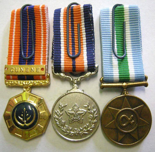 Miniature Medal Set of Three w/ Cunene Bar