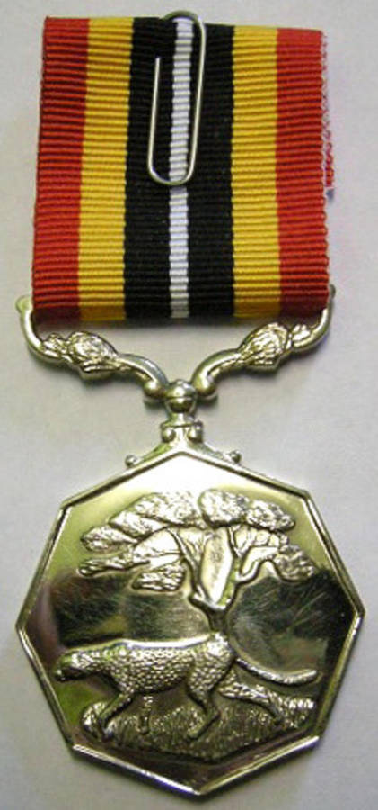 Full Size Southern Africa Medal Uniface Susp Short Grass Crisp Detail Mirror Finish Nr @ Back In Box