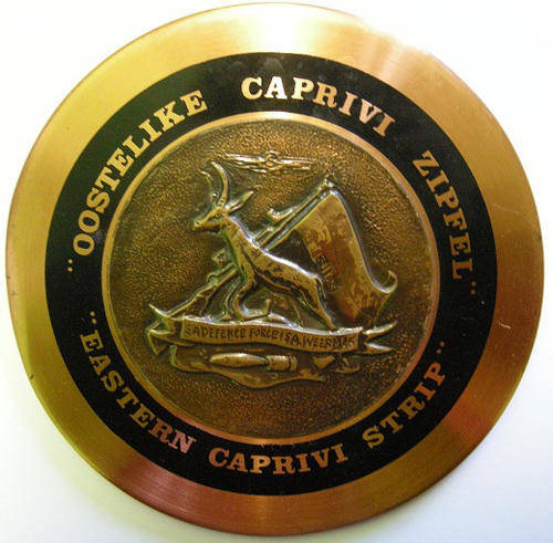 Plaque SA Defence Force / SA Weermag Eastern Caprivi Strip SEE DESCRIPTION