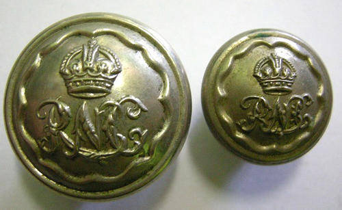 Royal Natal Carbineers Buttons x 2 Hobson & Sons London Ltd 22mm & W M Dowler & Sons Ltd BHam 16mm