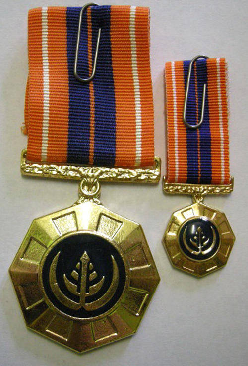 Full Size Pro Patria Medal Numbered at Back & Miniature  In Box