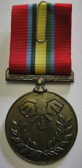 Full Size Venda Defence Force Medal Numbered on Rim 0224