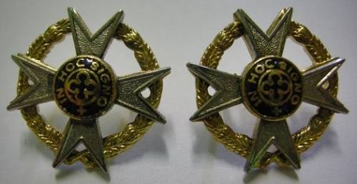Chaplains Collar Badges Pair