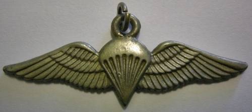 Parachute Wings Pendant 50mm x 14mm Excluding Rings