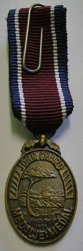 Miniature John Chard Medal Voided Acorn Dark Type