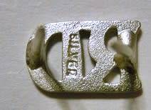 SANDF Silver RD (Reserve Distinction) Ribbon Emblem Indicates 20 Years Loyal Service Reserve Forces