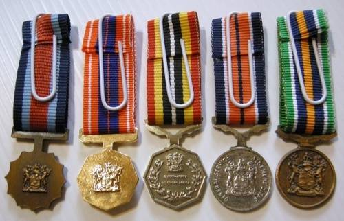 Miniature Medal Set of Five