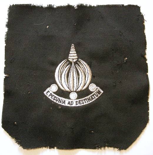 Finances Services Corps Blazer Pocket Embroidered 190mm x 199mm Note Moth Damage