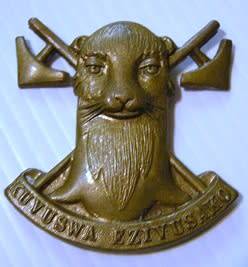 115 Battalion Brass Cap Badge No Lugs Dinnes 95