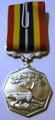 Full Size Southern Africa Medal Uniface Susp Short Grass Crisp Detail Matte Nr @ Back In Box