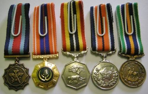 Miniature Medal Set of Five