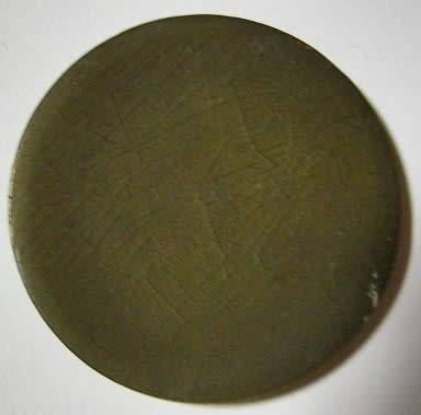 Token (Glencoe) Mine Stores Brown Celluloid 28.1mm Hern 232aa Poor Condition