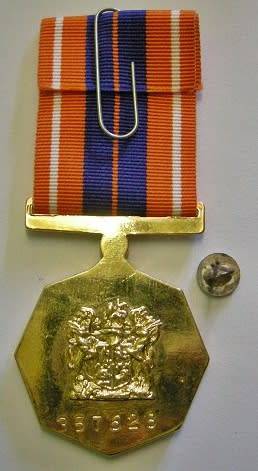 Full Size Pro Patria Medal Numbered at Back w/ Cunene Bar and Cunene Button in Box
