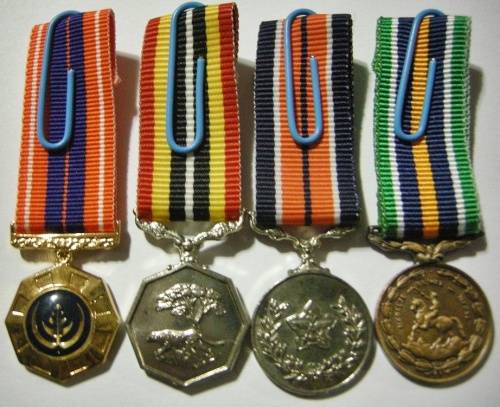 Miniature Medal Set of Four
