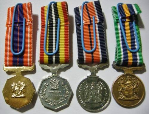Miniature Medal Set of Four