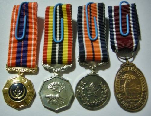 Miniature Medal Set of Four