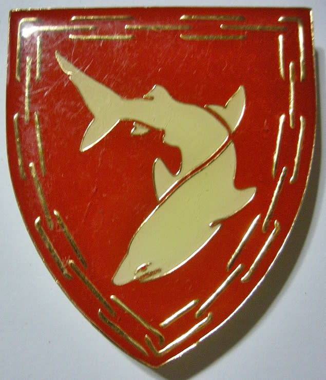 SANDF Army Support Base Durban Shoulder Flash Pins Intact